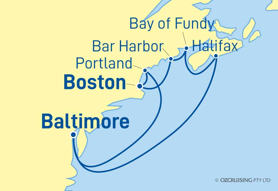 9 Night New England Cruise on the Grandeur Of The Seas GR17SEP20