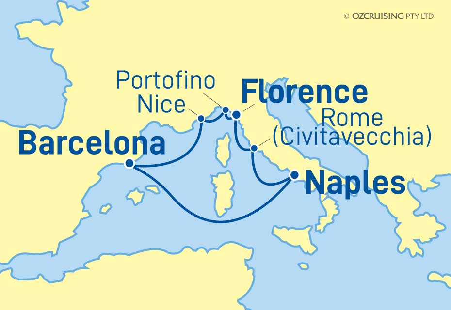 Brilliance Of The Seas France and Italy - Ozcruising.com.au
