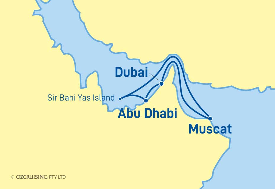 Jewel Of The Seas United Arab Emirates and Oman - Cruises.com.au