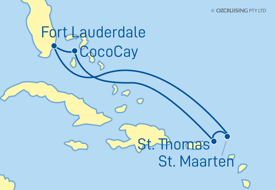 Allure Of The Seas Caribbean - Ozcruising.com.au