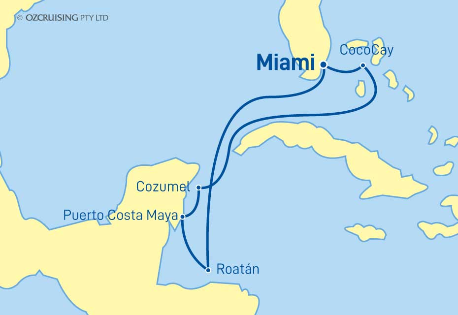Symphony Of The Seas Mexico, Honduras & Bahamas - Ozcruising.com.au