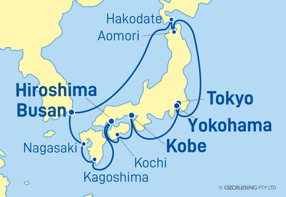 14 Night Japan and South Korea Cruise on the Celebrity Millennium ...