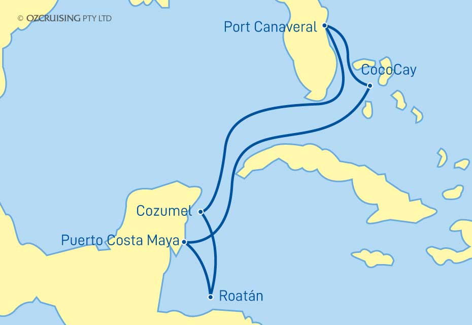 Harmony of the Seas Bahamas & Mexico - Ozcruising.com.au