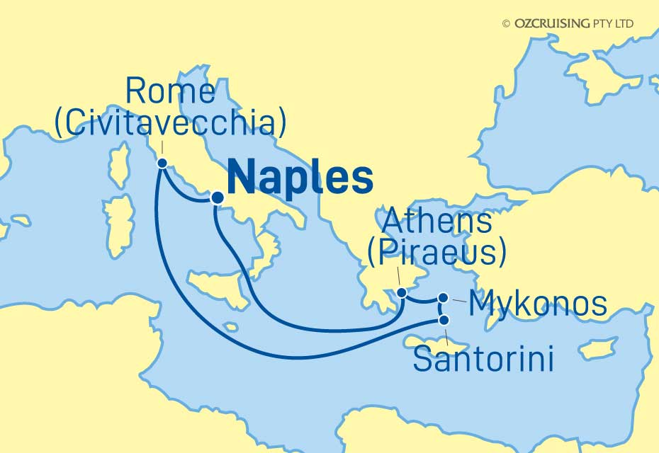 7 Night Greece and Italy Cruise on the Odyssey Of The Seas RC21