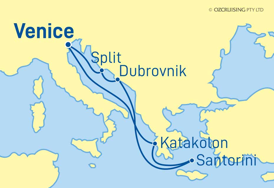 Rhapsody Of The Seas Croatia and Greece - Cruises.com.au