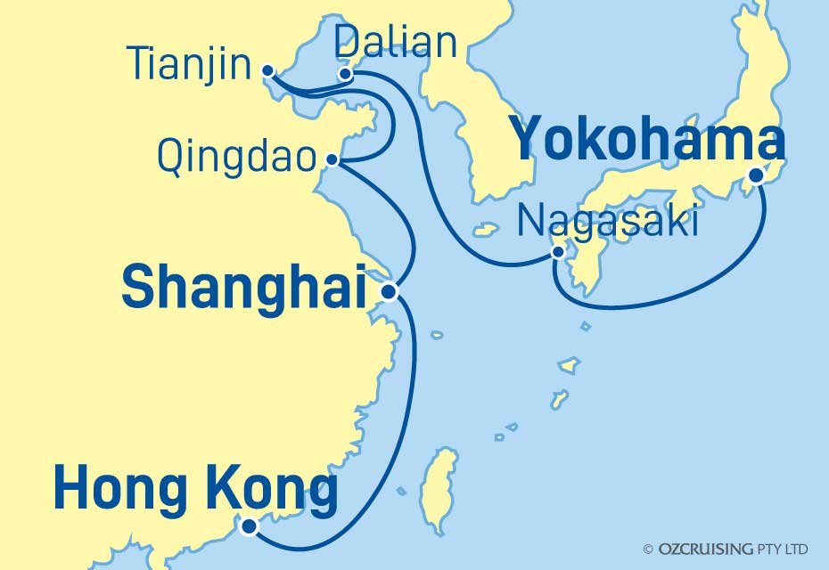 ms Westerdam Hong Kong to Yokohama - Cruises.com.au