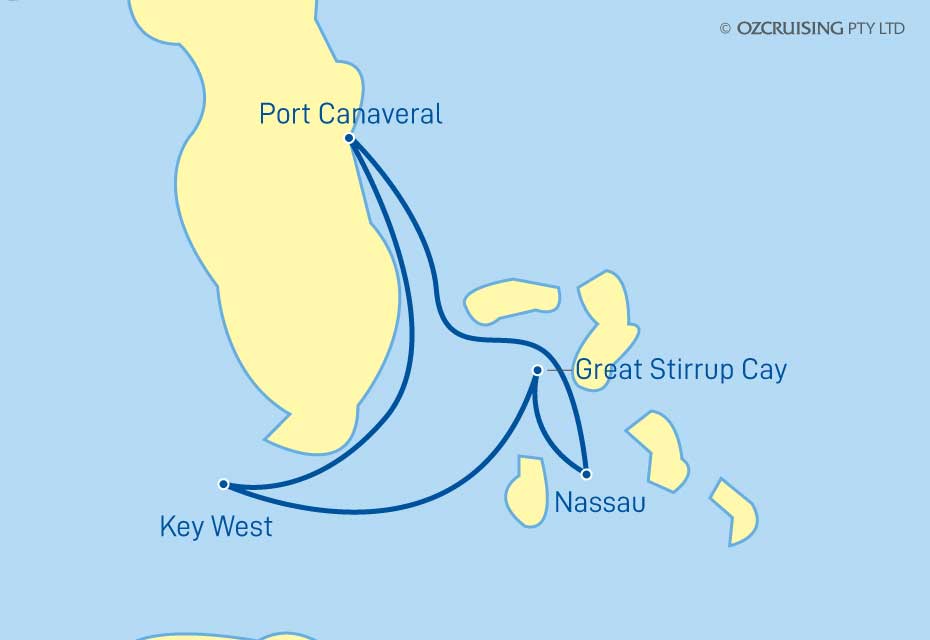 Norwegian Sun Key West and Bahamas - Cruises.com.au