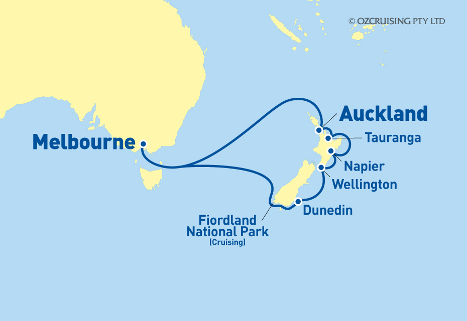 Sapphire Princess New Zealand - Cruises.com.au