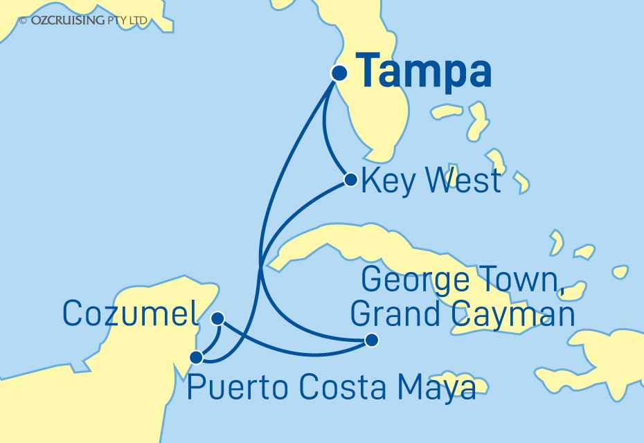Rhapsody Of The Seas Key West, Mexico and Grand Cayman - Cruises.com.au