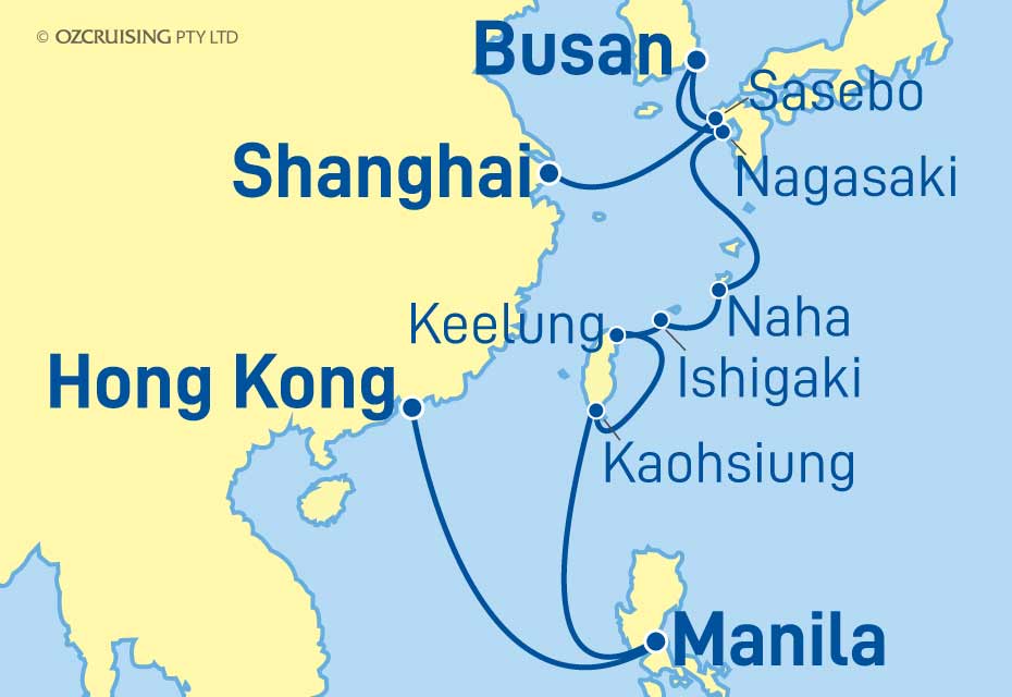 ms Westerdam Hong Kong to Shaghai - Cruises.com.au