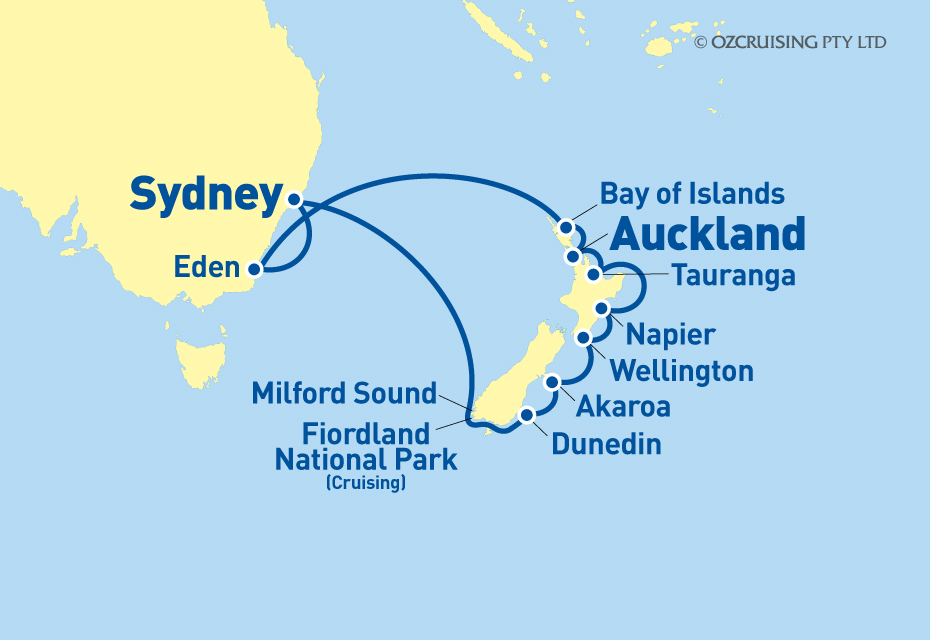 ms Noordam New Zealand Discovery - Ozcruising.com.au