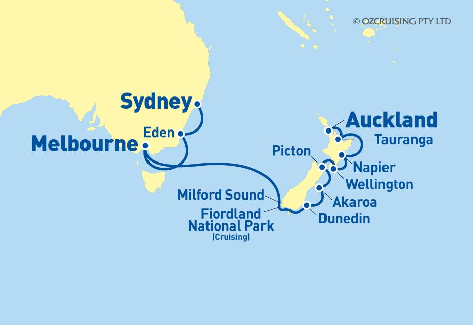 ms Oosterdam Australia & New Zealand - Ozcruising.com.au