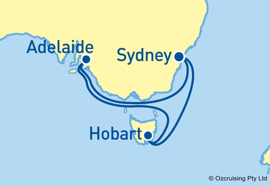 Ovation Of The Seas Adelaide and Hobart - Ozcruising.com.au