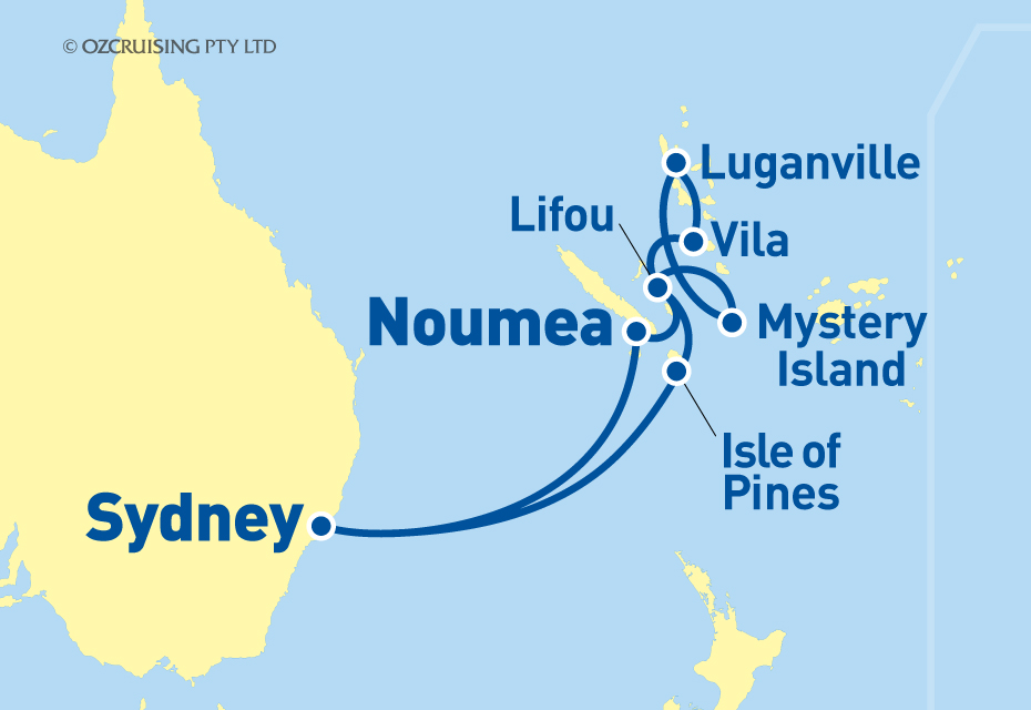 Voyager Of The Seas South Pacific - Ozcruising.com.au