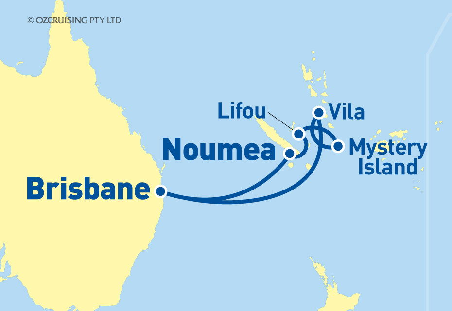 Radiance Of The Seas South Pacific - Ozcruising.com.au