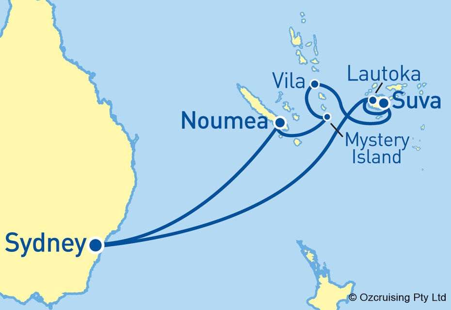Voyager Of The Seas South Pacific and Fiji - Ozcruising.com.au