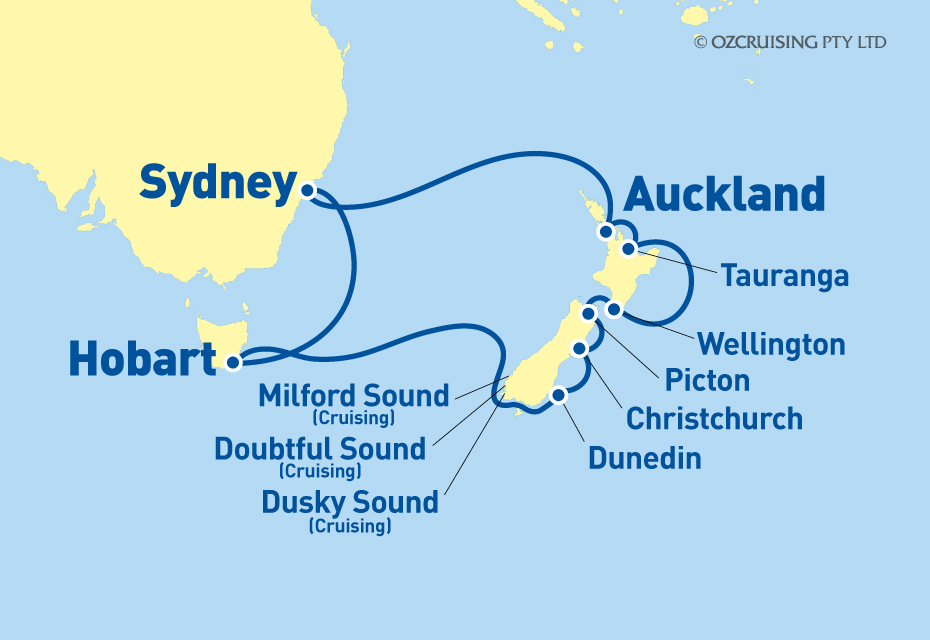 Ovation Of The Seas New Zealand - Cruises.com.au
