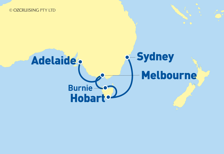 Sea Princess Adelaide to Sydney - Ozcruising.com.au