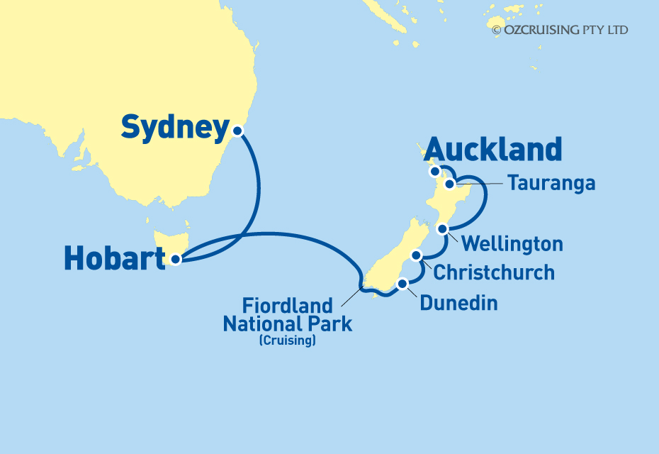Regal Princess Auckland to Sydney - Cruises.com.au