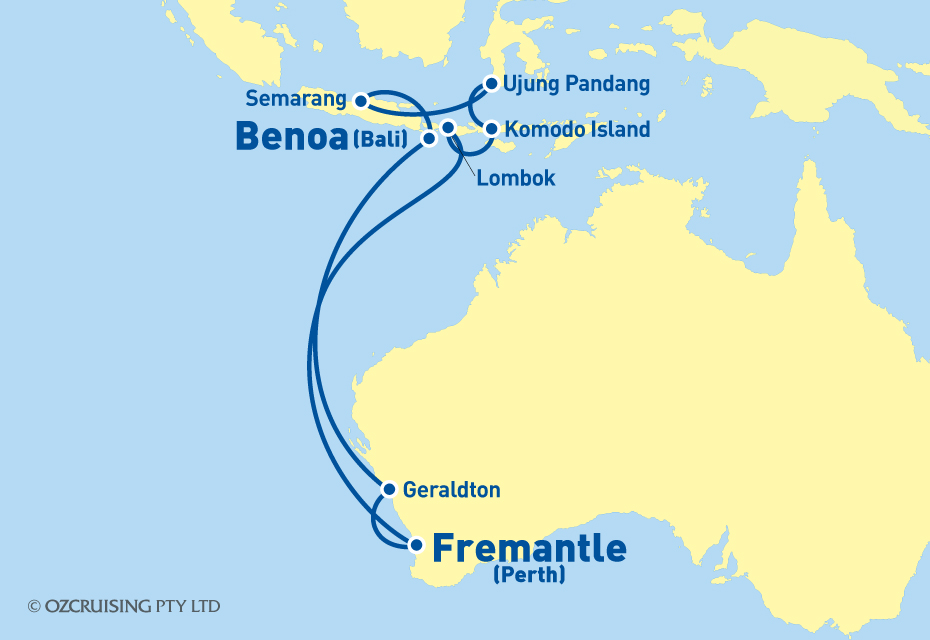 Sea Princess Indonesia - Ozcruising.com.au