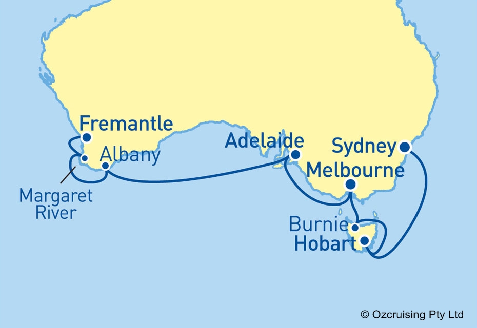 Sea Princess Fremantle to Sydney - Cruises.com.au