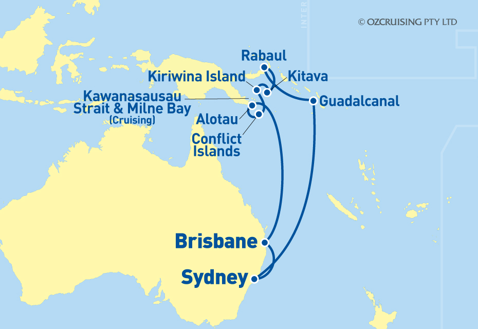 Sea Princess Papua New Guinea - Ozcruising.com.au