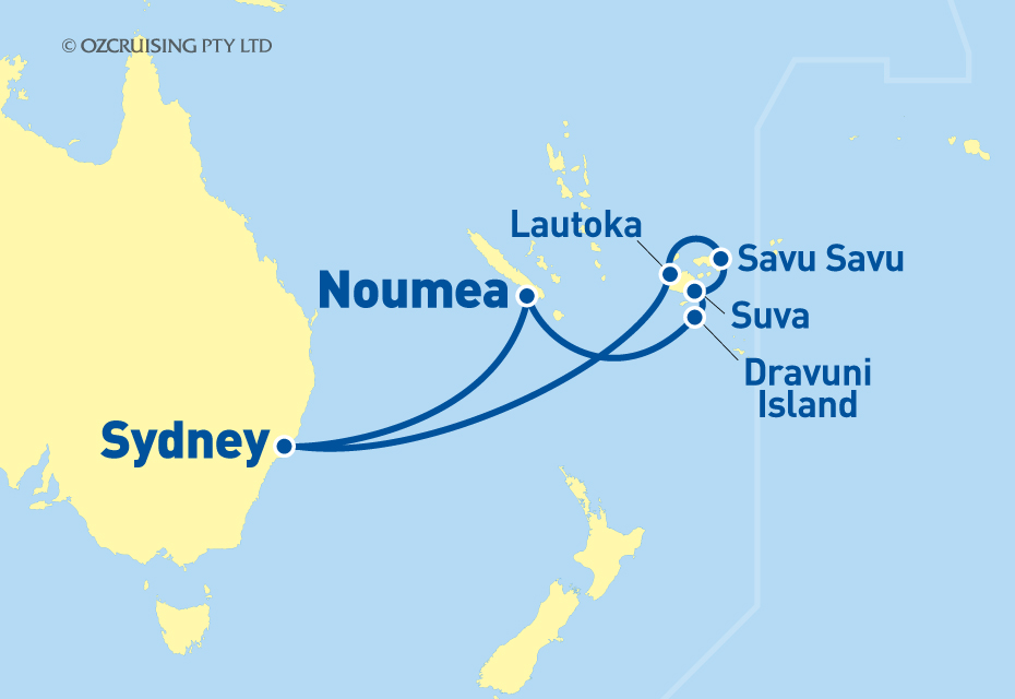 cruise from sydney to fiji