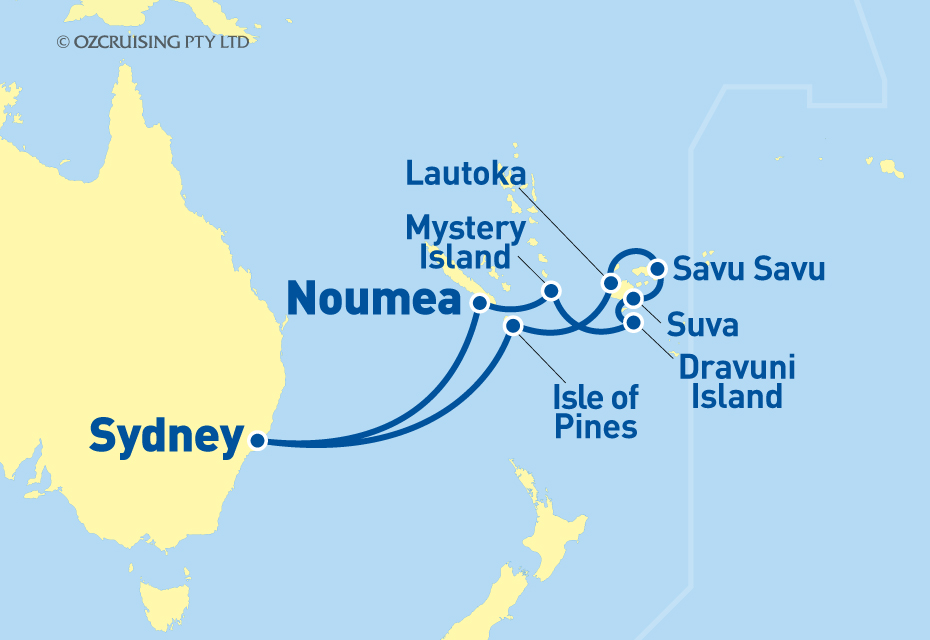 Sea Princess South Pacific & Fiji - Cruises.com.au