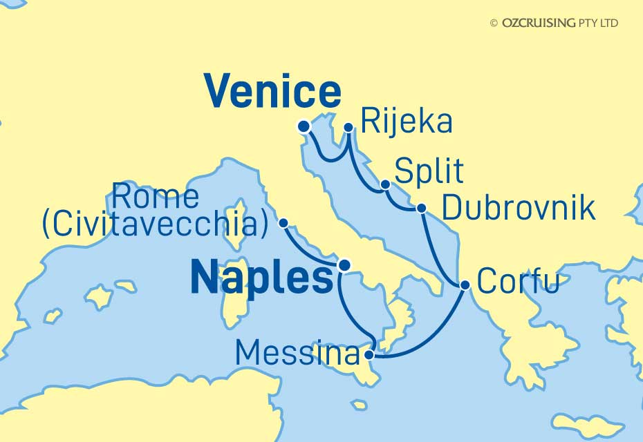 Celebrity Infinity Croatia, Greece and Italy - Cruises.com.au