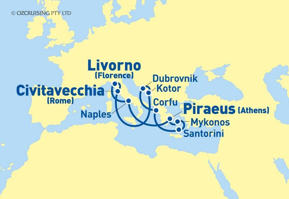 Norwegian Getaway Greece, Italy & Croatia - Ozcruising.com.au