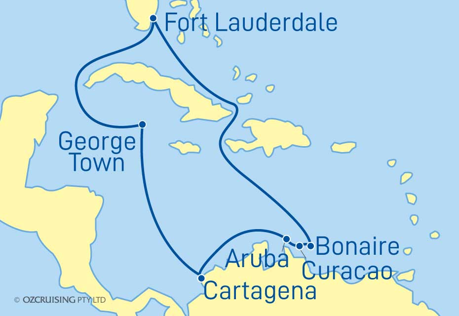 Celebrity Reflection Bonaire, Aruba and Colombia - Ozcruising.com.au