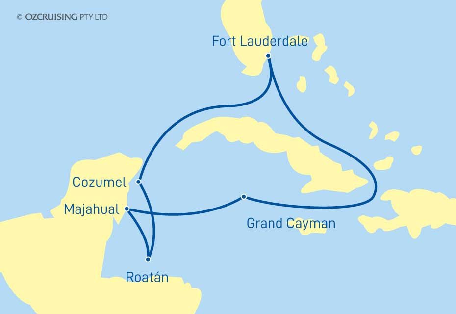 Sky Princess Cayman Islands and Mexico - Ozcruising.com.au
