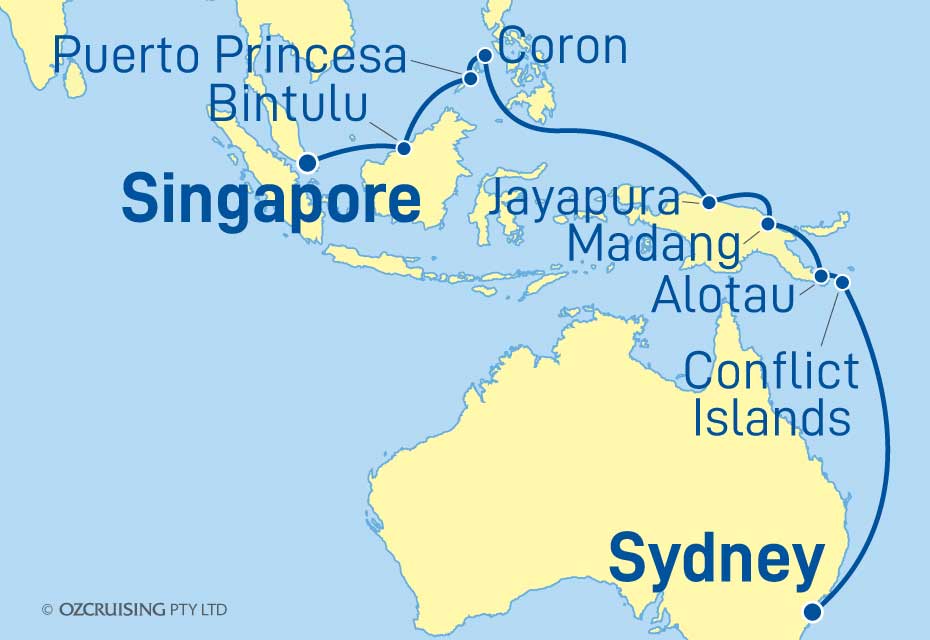ms Maasdam Singapore to Sydney - Cruises.com.au