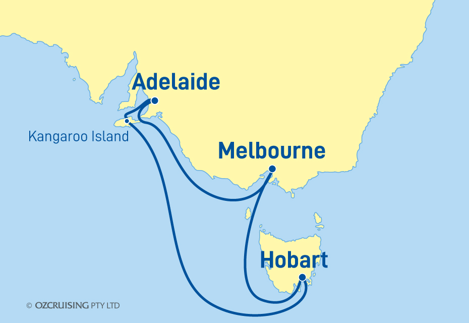 Pacific Explorer Melbourne and Tasmania - Ozcruising.com.au