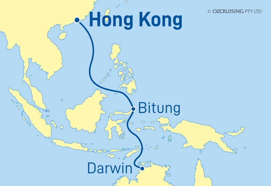 Queen Mary 2 Darwin to Hong Kong - Cruises.com.au