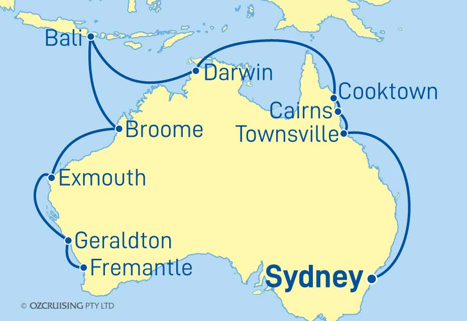 ms Maasdam Sydney to Fremantle - Cruises.com.au