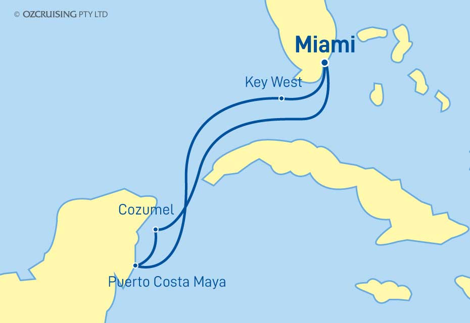 6 Night Key West and Mexico Cruise on the Empress Of The Seas