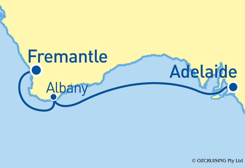 Vasco da Gama Adelaide to Fremantle - Cruises.com.au