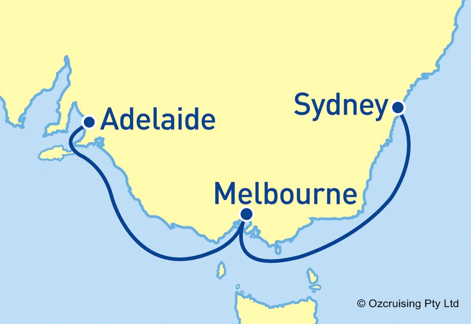 Vasco da Gama Sydney to Adelaide - Cruises.com.au