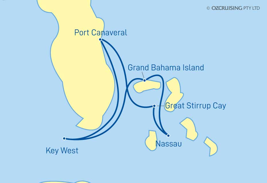 Norwegian Sun Key West and Bahamas - Cruises.com.au