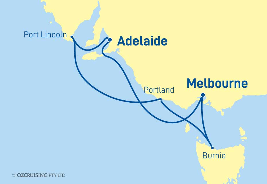 Vasco da Gama Melbourne and Tasmania - Ozcruising.com.au