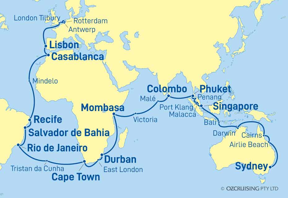 Columbus Sydney To Rotterdam - Cruises.com.au