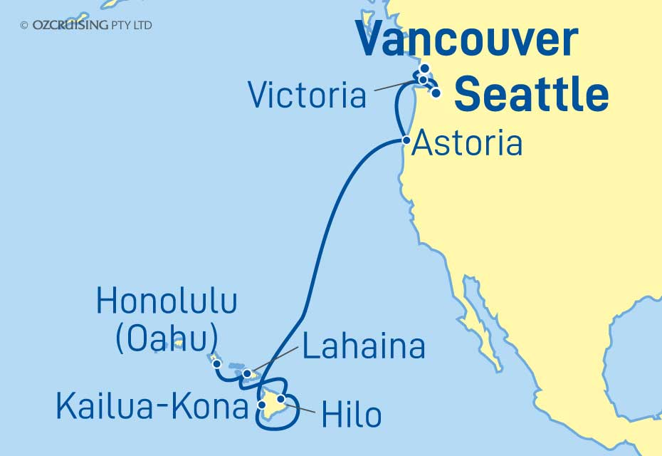 Celebrity Eclipse Honolulu to Vancouver - Cruises.com.au