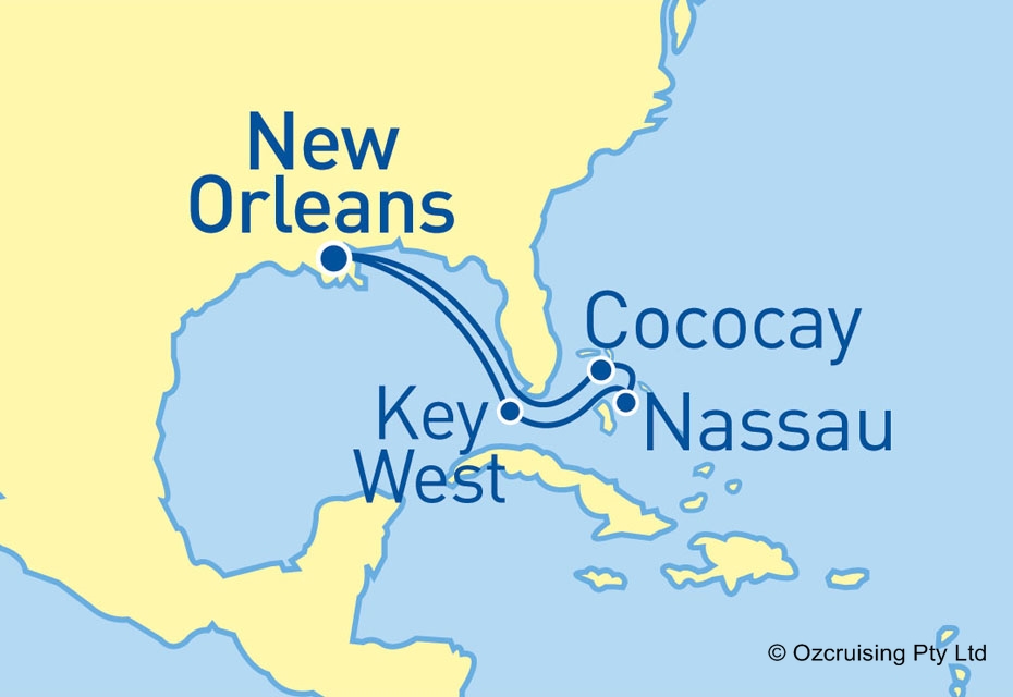 Majesty Of The Seas Key West and Bahamas - Ozcruising.com.au