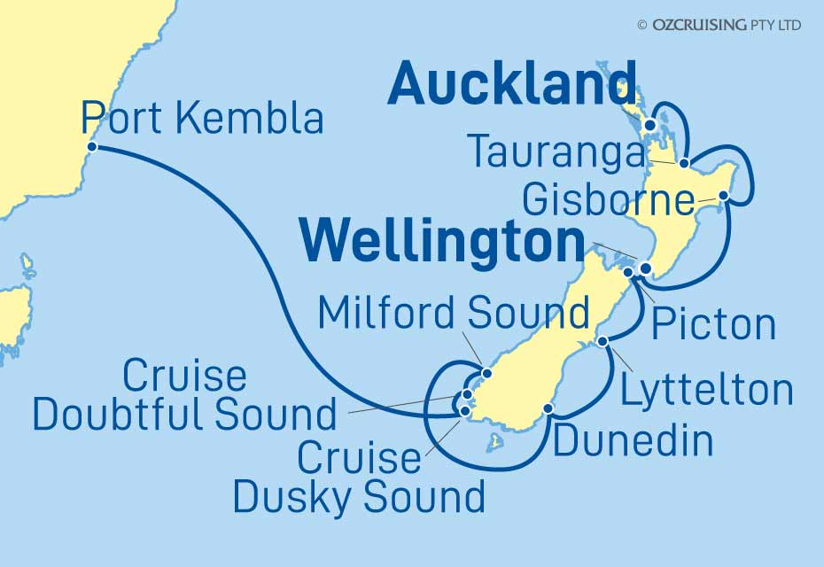 Norwegian Jewel Auckland to Wollongong - Cruises.com.au