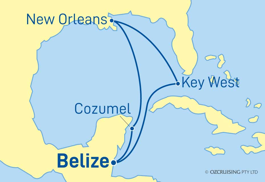 Majesty Of The Seas Mexico, Belize and Key West - Cruises.com.au