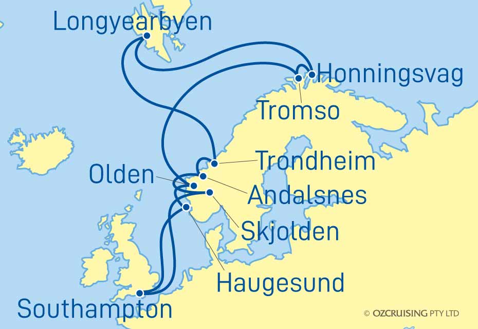 Island Princess Norway - Cruises.com.au