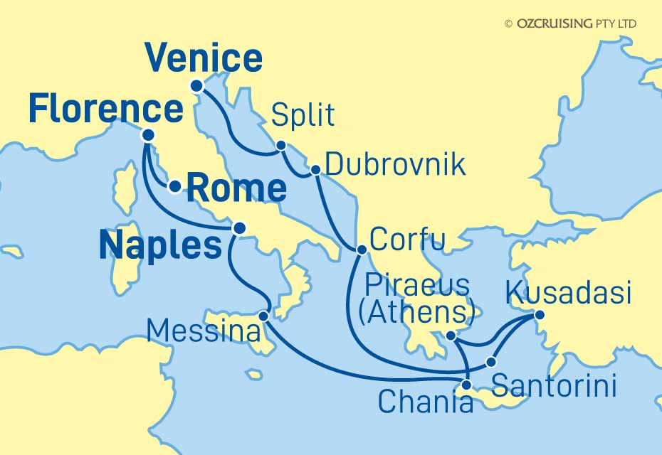 Norwegian Jade Venice to Rome - Cruises.com.au
