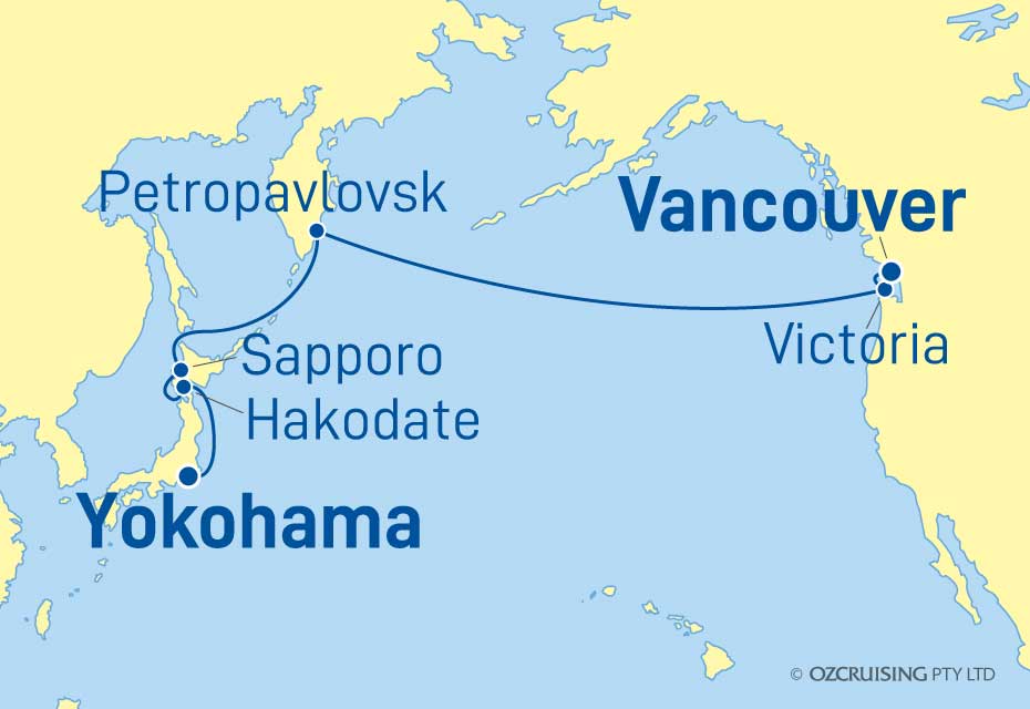 Celebrity Eclipse Yokohama to Vancouver - Cruises.com.au
