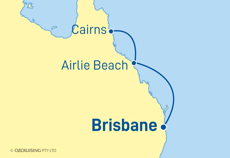 boat cruise from brisbane to cairns